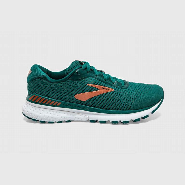 Brooks Adrenaline Gts 20 Israel - Women's Road Running Shoes - Green/Copper (24095-ASBM)